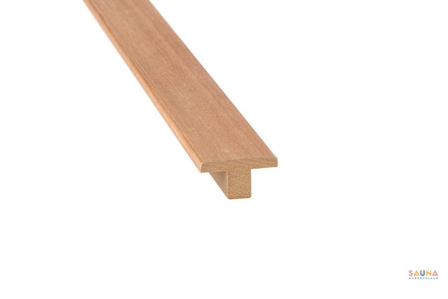 Thermory Thermo-Aspen Moulding 1×2 Transition T
