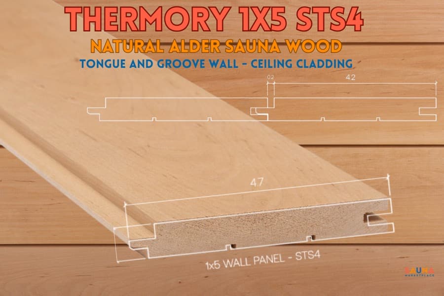 Thermory 1X5 Alder STS4 Wall Cladding