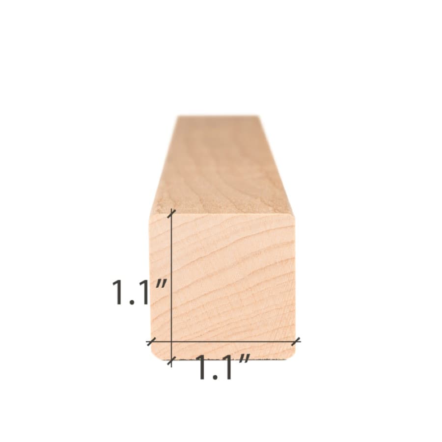 ProSaunas Alder 2X2 S4SEE SHP Moulding & Trim