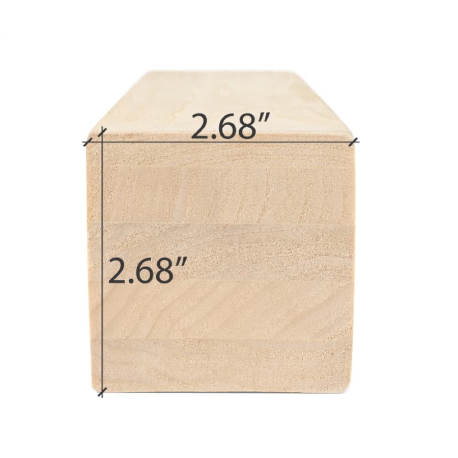 ProSaunas Aspen 3X3 S4SEE SHP Bench, Backrest & Skirting