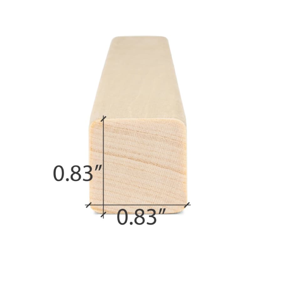 ProSaunas Aspen 1X1 S4SEE SHP Moulding & Trim