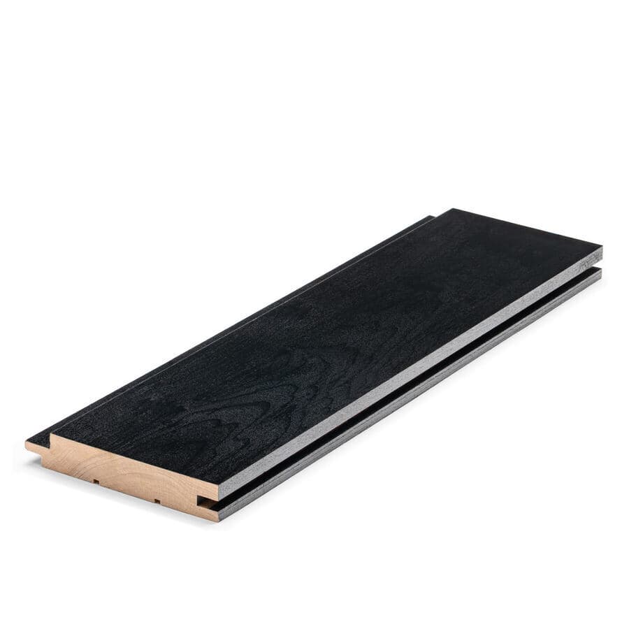 ProSaunas Aspen Midnight Black 1x4 (0.59 in x 3.5 in) T&G STS4