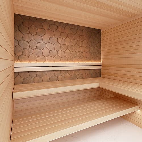 Thermory ProSaunas Modern Thermo Decorative Sauna Wall Panels | 6-Panel Box